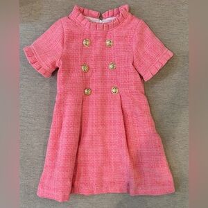 Emerson hot pink tweed dress